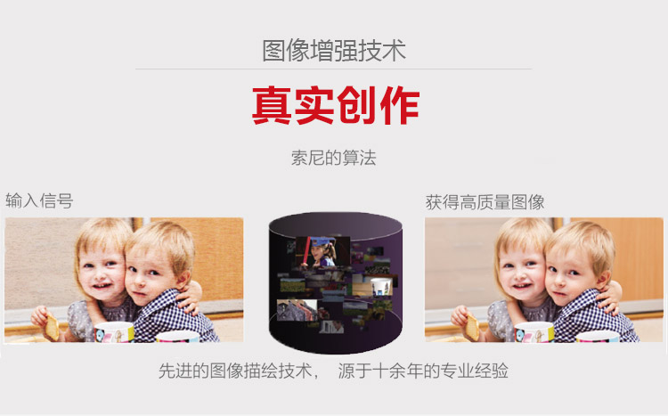 索尼F631HZ投影機 圖像增強技術